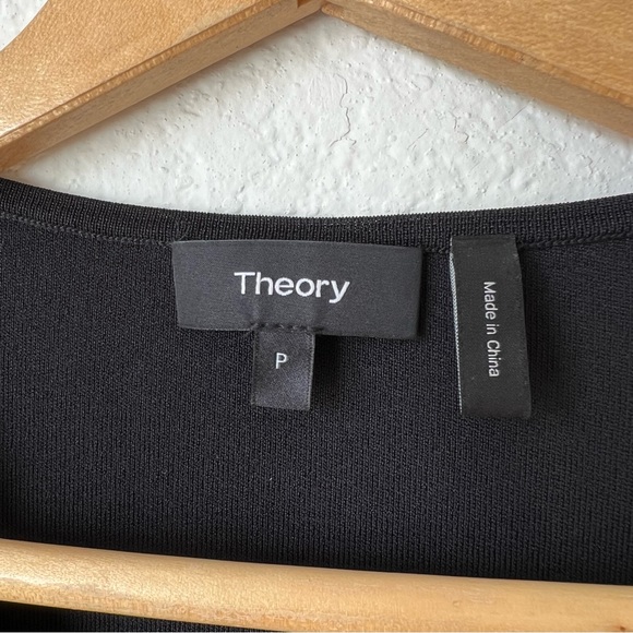 SOLD Theory Torylevina Black Ruffle Dress - Picture 5 of 9